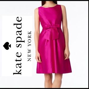 BRAND NEW - Kate Spade size 6 bright fuchsia/pink dress with pockets!